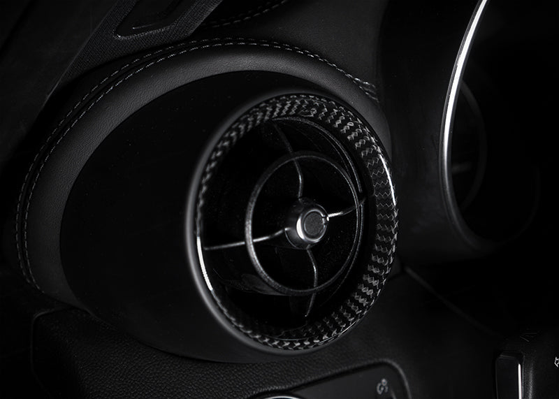Alfa Romeo Giulia Air Vents Circles Cover - Carbon Fibre - TMC Motorsport