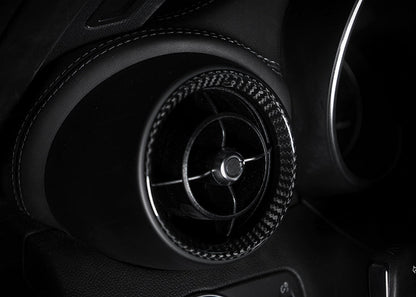 Alfa Romeo Giulia Air Vents Circles Cover - Carbon Fibre - TMC Motorsport