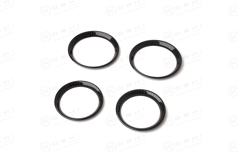 Alfa Romeo Giulia Air Vents Circles Cover - Carbon Fibre - TMC Motorsport