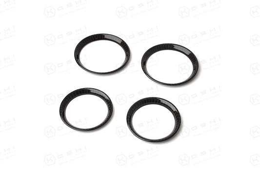 Alfa Romeo Giulia Air Vents Circles Cover - Carbon Fibre - TMC Motorsport