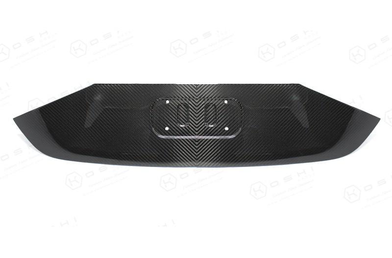 Alfa Romeo Giulia Central Back Trim License Plate - Carbon Fibre - TMC Motorsport