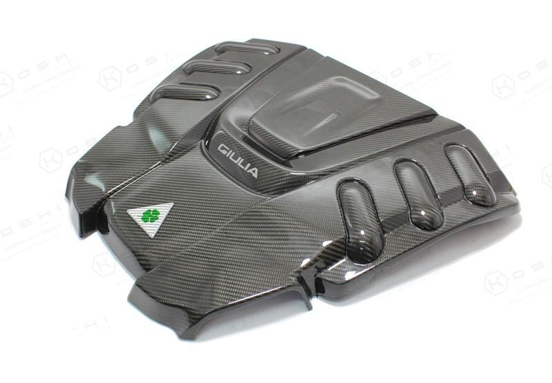 Alfa Romeo Giulia QV Engine Cover - Carbon Fibre - TMC Motorsport