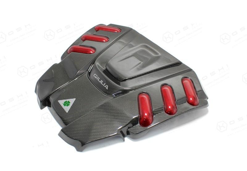 Alfa Romeo Giulia QV Engine Cover - Carbon Fibre - TMC Motorsport