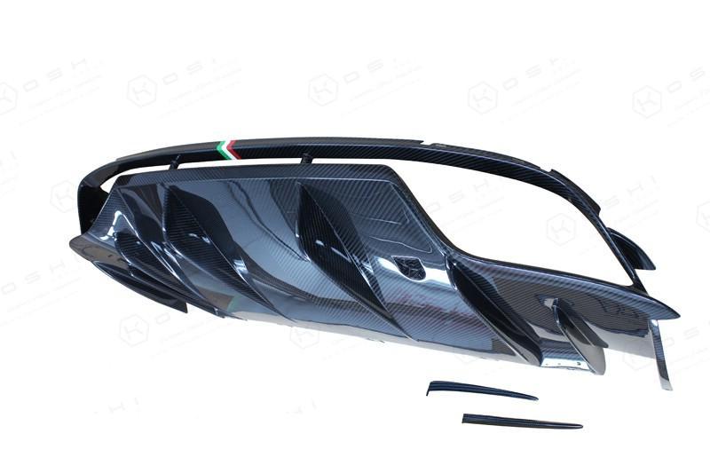 Alfa Romeo Giulia QV Rear Diffuser - Carbon Fibre - TMC Motorsport