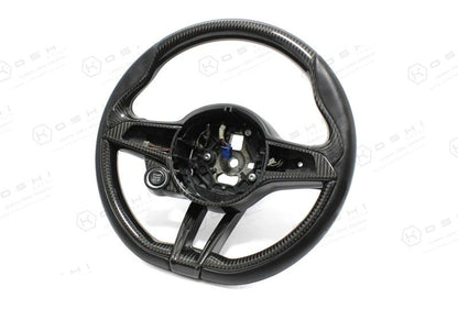 Alfa Romeo Giulia QV / Stelvio QV Steering Wheel Lower Part Cover - Carbon Fibre Koshi Group Store