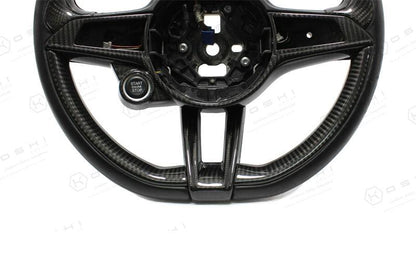 Alfa Romeo Giulia QV / Stelvio QV Steering Wheel Lower Part Cover - Carbon Fibre Koshi Group Store