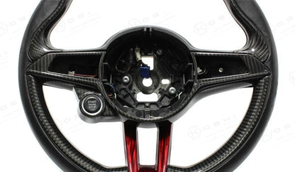 Alfa Romeo Giulia QV / Stelvio QV Steering Wheel Trim - Carbon Fibre Koshi Group Store