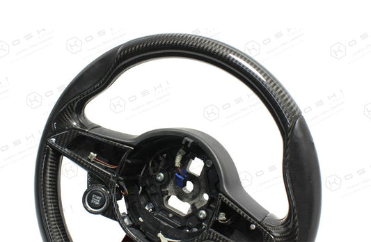 Alfa Romeo Giulia QV / Stelvio QV Steering Wheel Upper Part Cover - Carbon Fibre Koshi Group Store