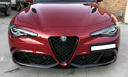 Alfa Romeo Giulia QV Aggressive Front Bumper Flaps - Carbon Fibre - TMC Motorsport