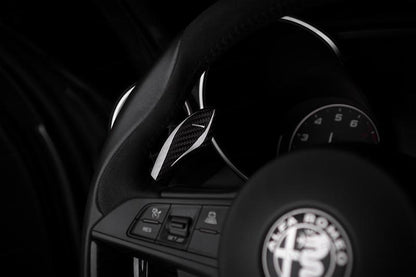 Alfa Romeo Giulia / Stelvio Paddle Shifters Cover - Carbon Fibre Koshi Group Store