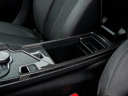 Alfa Romeo Giulia / Stelvio Central Tunnel Cover Trim - Carbon Fibre - TMC Motorsport