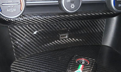 Alfa Romeo Giulia USB Trim Frame Cover - Carbon Fibre - TMC Motorsport
