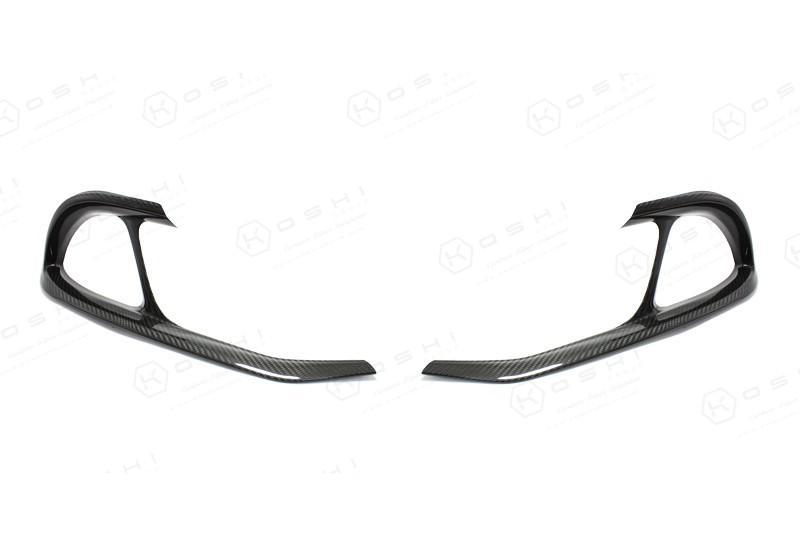 Alfa Romeo Giulia QV Aggressive Front Bumper Flaps - Carbon Fibre - TMC Motorsport