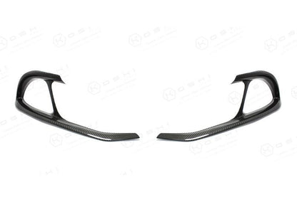 Alfa Romeo Giulia QV Aggressive Front Bumper Flaps - Carbon Fibre - TMC Motorsport