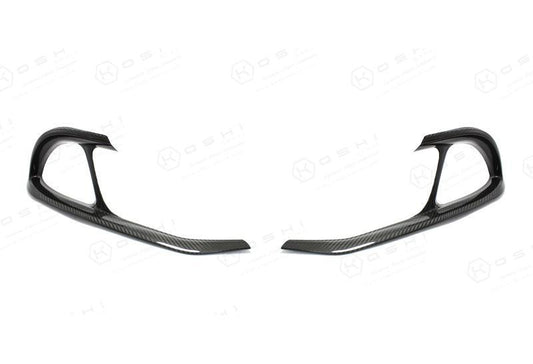 Alfa Romeo Giulia QV Aggressive Front Bumper Flaps - Carbon Fibre - TMC Motorsport