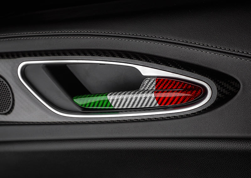 Alfa Romeo Giulia / Stelvio Türgriffe innen - Carbonfaser
