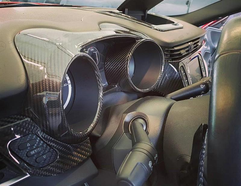 Alfa Romeo Giulietta Instrument Cover Set - Carbon Fibre - TMC Motorsport