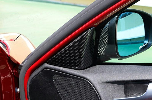 Alfa Romeo Giulietta Internal Door Triangles - Carbon Fibre - TMC Motorsport