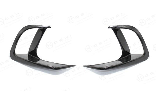 Alfa Romeo Stelvio QV Front Bumper Flaps - Carbon Fibre - TMC Motorsport