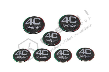Alfa Romeo 4C Emblem Cover KIT - Carbon Fibre - TMC Motorsport