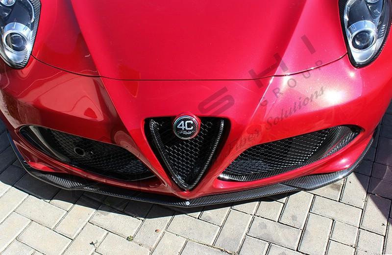 Alfa Romeo 4C Front Bumper V Shaped Frame - Carbon Fibre - Koshi Group Store