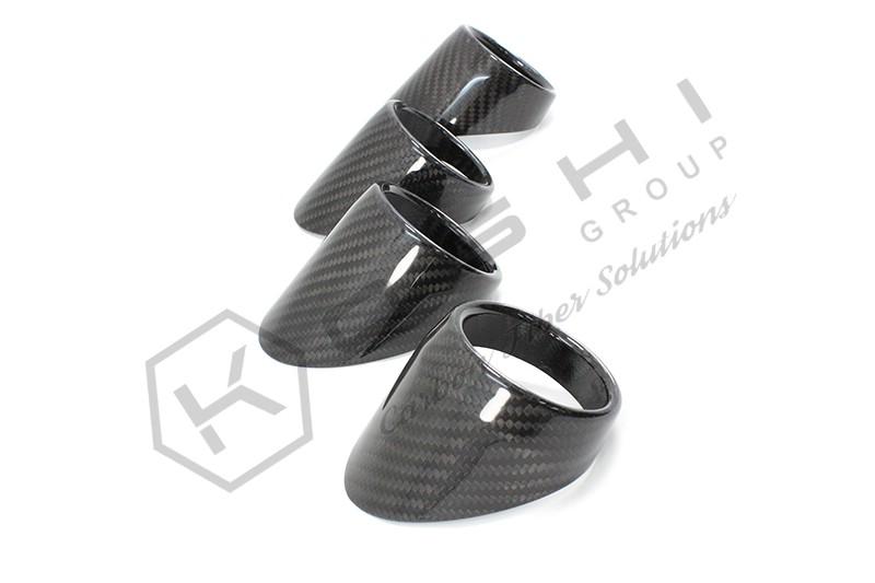 Alfa Romeo 4C Interior Air Vent Cover for Leather Dashboard - Carbon Fibre - Koshi Group Store