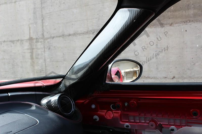 Alfa Romeo 4C Internal Pillar Cover - Carbon Fibre - TMC Motorsport