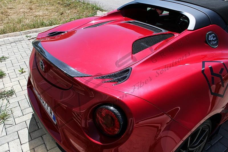 Alfa Romeo 4C Rear Spoiler - Carbon Fibre - TMC Motorsport