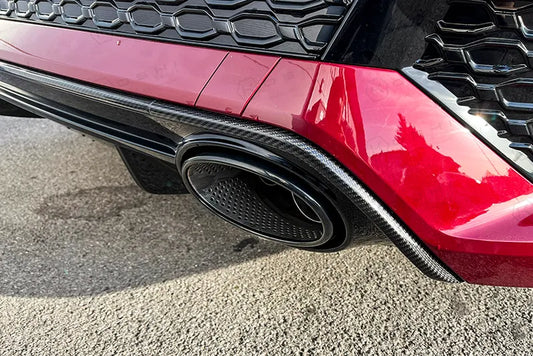 Audi RS3 (2021-ongoing) Rear Diffuser Side Trim - Carbon Fibre - TMC Motorsport