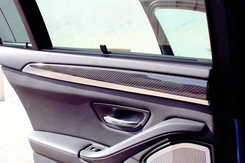 BMW F10 / F11 Internal Door Trim Cover - Carbon Fibre - TMC Motorsport