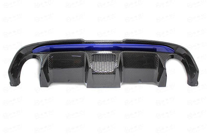 Abarth 500 Double Exhaust Diffuser 595 Style - Carbon Fibre - Abarth Tuning