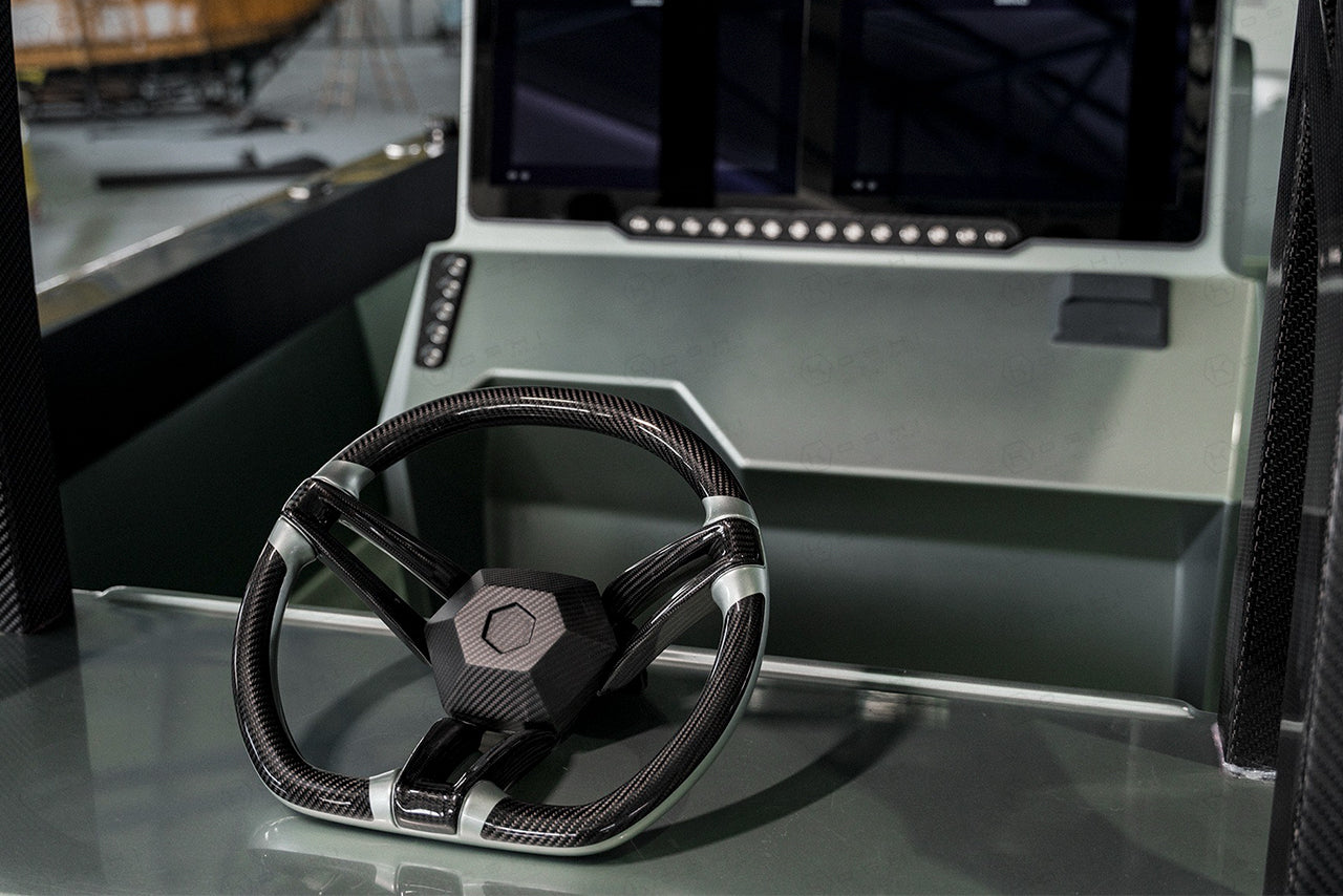 Carbon Fiber 3-Spoke Steering Wheel – KOSHI Design - Carbon Fibre