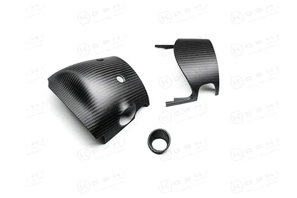 Abarth 500 / 595 / 695 Steering Wheel Shroud - Carbon Fibre - TMC Motorsport