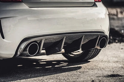 Abarth 500 Extreme Rear Diffuser - Carbon Fibre - TMC Motorsport