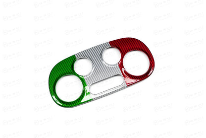 Abarth 595 2016> AC Climate Control Cover - Carbon Fibre - TMC Motorsport