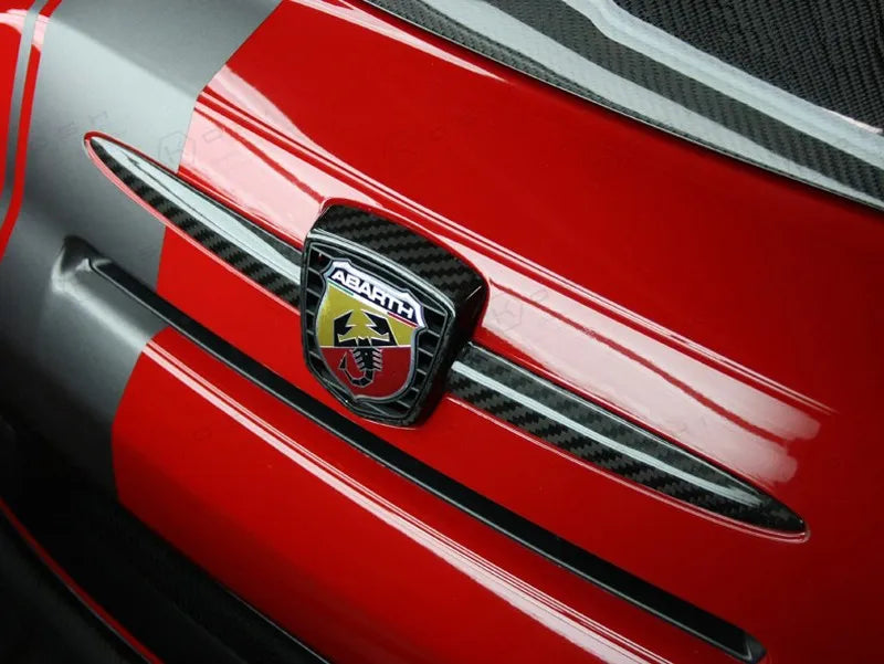 Abarth 500 / 595 / 695 Front Logo Intake - Carbon Fibre - TMC Motorsport