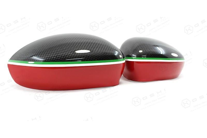 Abarth 500 / 595 / 695 Mirror Caps - Carbon Fibre - Abarth Tuning