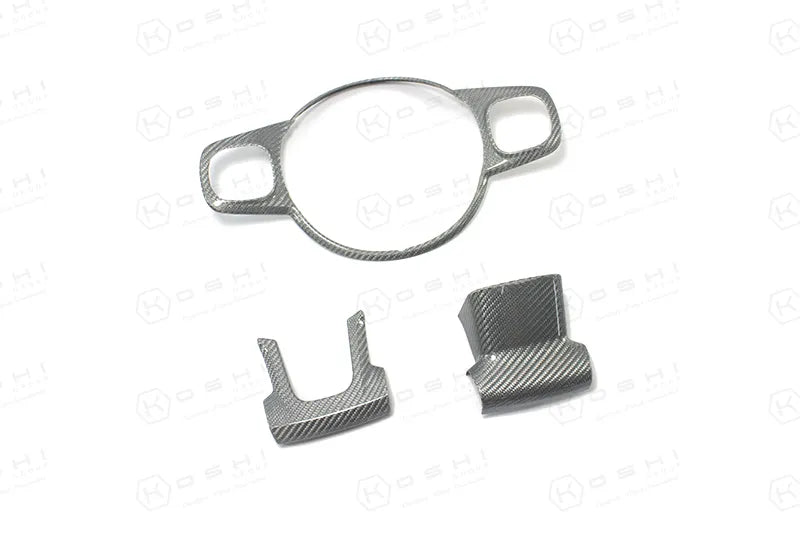 Abarth 595 Steering Wheel Trim - Carbon Fibre - TMC Motorsport