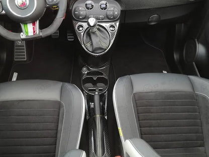 Abarth 595 2016> Central Tunnel - Carbon Fibre - TMC Motorsport