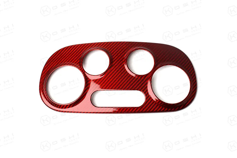 Abarth Fiat 500 AC Climate Control Cover - Carbon Fibre - TMC Motorsport