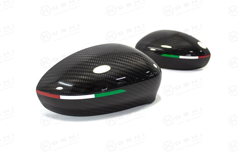 Alfa Romeo 4C Mirror Caps - Carbon Fibre - TMC Motorsport