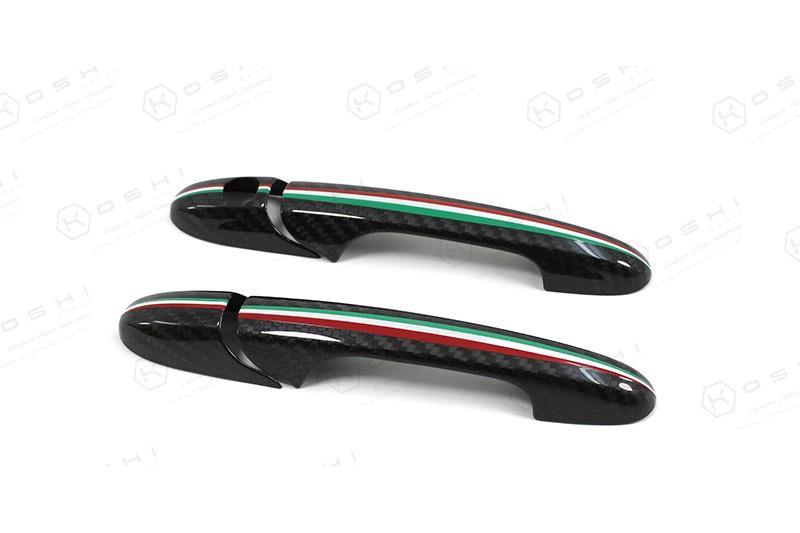 Abarth 500 / 595 / 695 Door Handles - Carbon Fibre - Abarth Tuning