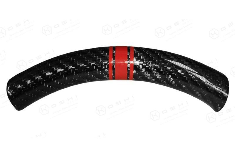 Abarth 500 Steering Wheel Upper Cover - Carbon Fibre - Abarth Tuning