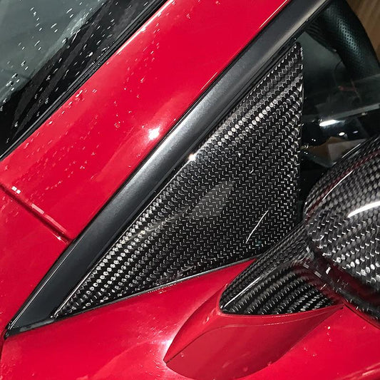 Alfa Romeo Brera External Door Triangles - Carbon Fibre - TMC Motorsport