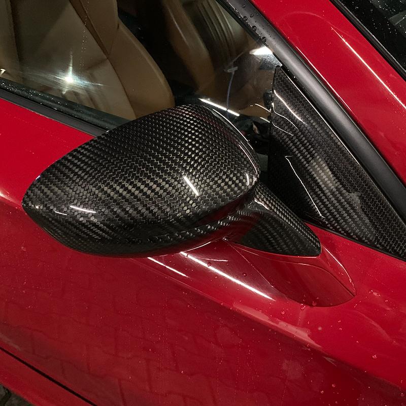 Alfa Romeo Brera Mirror Caps - Carbon Fibre - TMC Motorsport