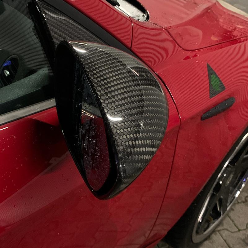 Alfa Romeo Brera Mirror Caps - Carbon Fibre - TMC Motorsport