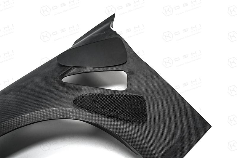 Alfa Romeo Giulia GTAm Style Front Side Fender Set - Carbon Fibre - TMC Motorsport