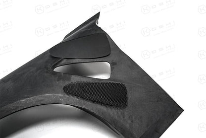 Alfa Romeo Giulia GTAm Style Front Side Fender Set - Carbon Fibre - TMC Motorsport
