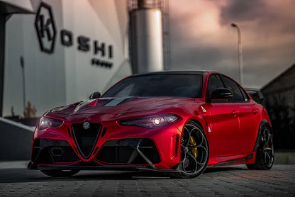 Alfa Romeo Giulia GTAm Style Front Bumper - Carbon Fibre - TMC Motorsport