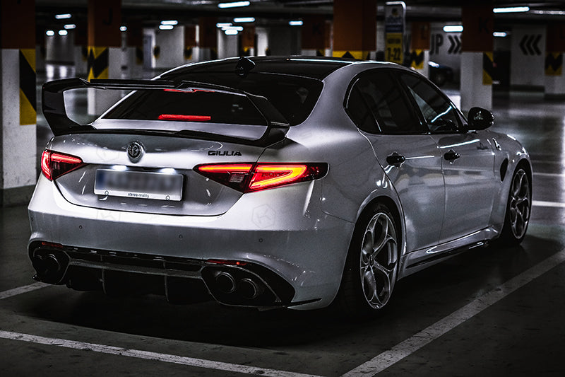Alfa Romeo Giulia GTAm Carbon Fibre Spoiler - Carbon Fibre - TMC Motorsport